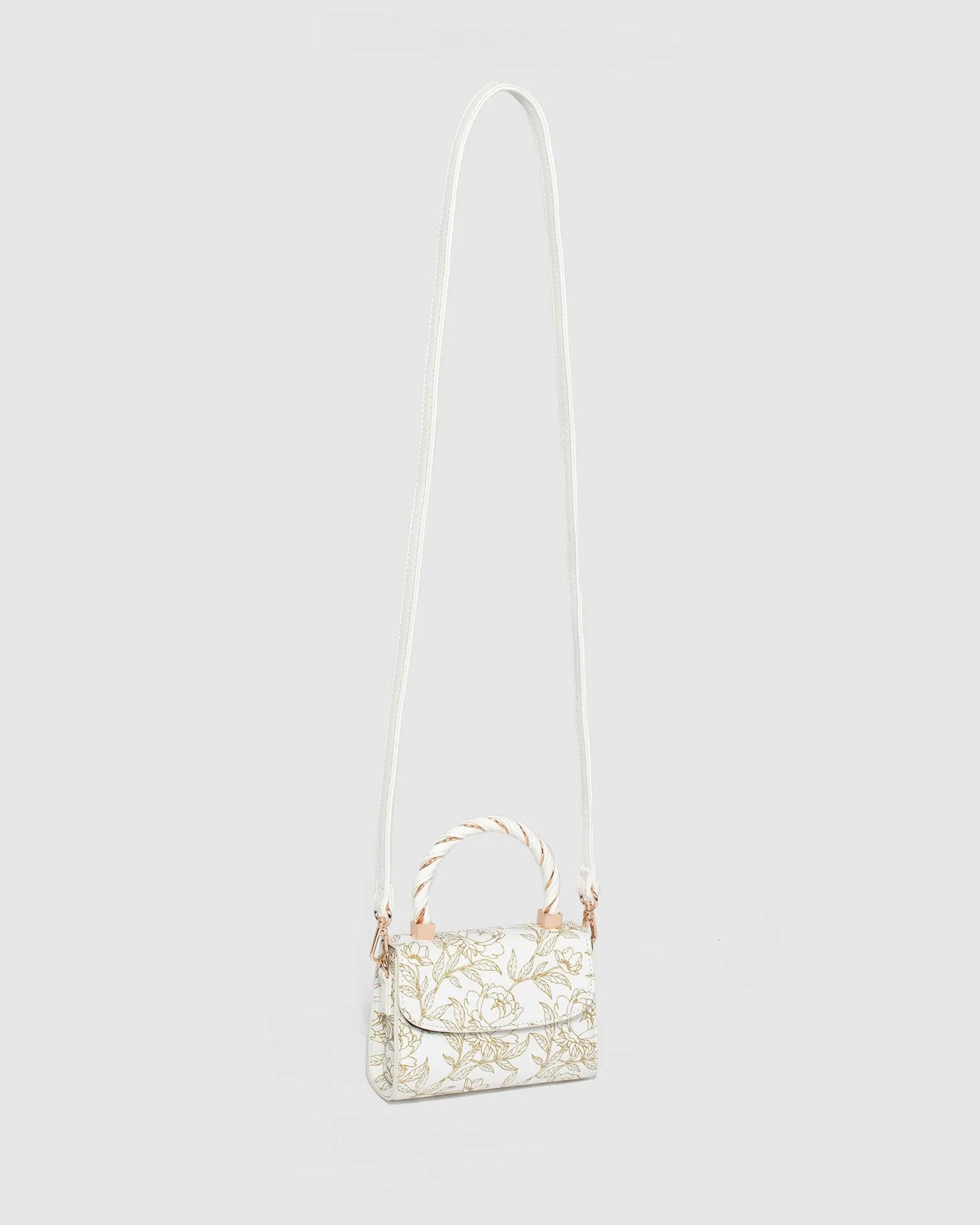 Print Kiki Twist Handle Mini Bag