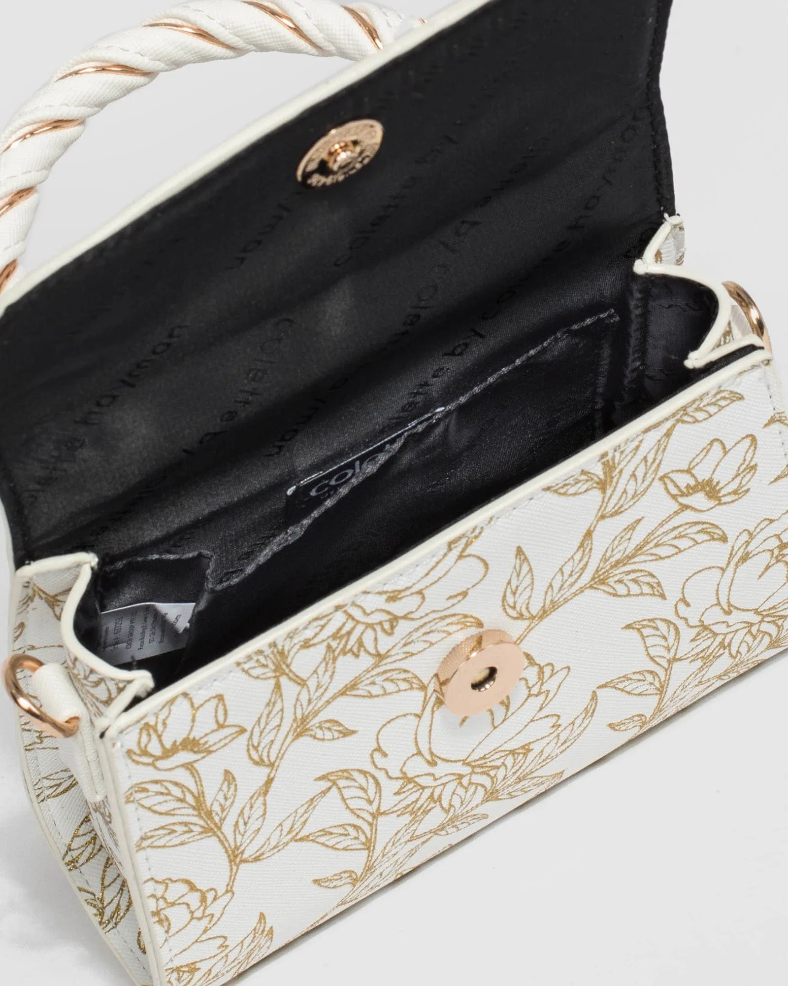 Print Kiki Twist Handle Mini Bag