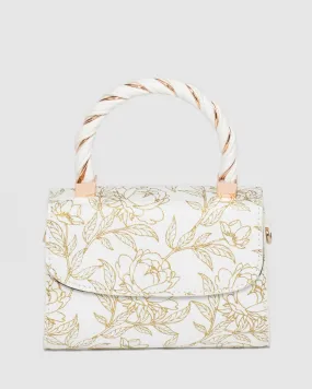 Print Kiki Twist Handle Mini Bag