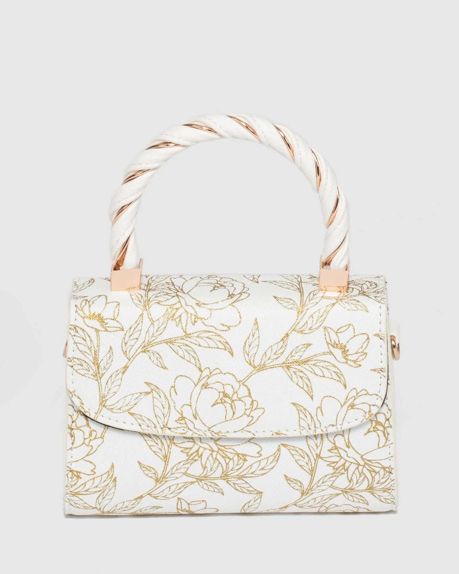 Print Kiki Twist Handle Mini Bag