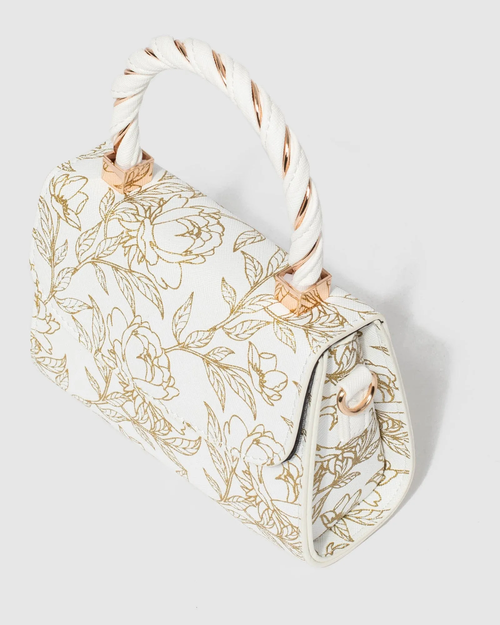 Print Kiki Twist Handle Mini Bag