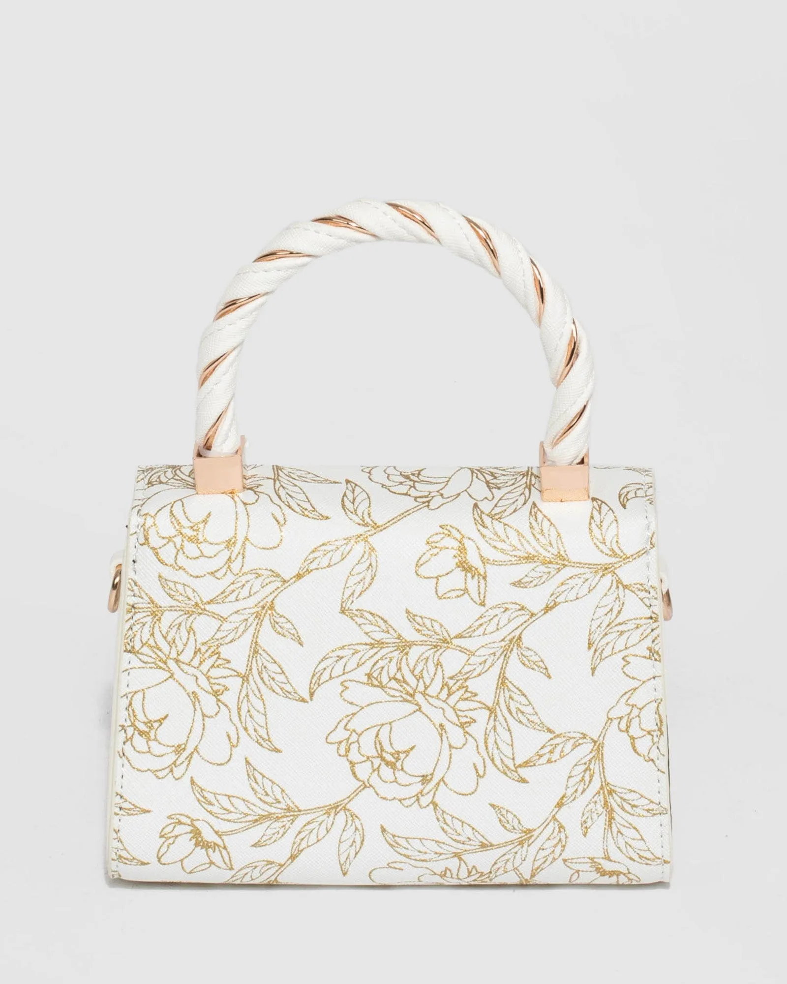 Print Kiki Twist Handle Mini Bag