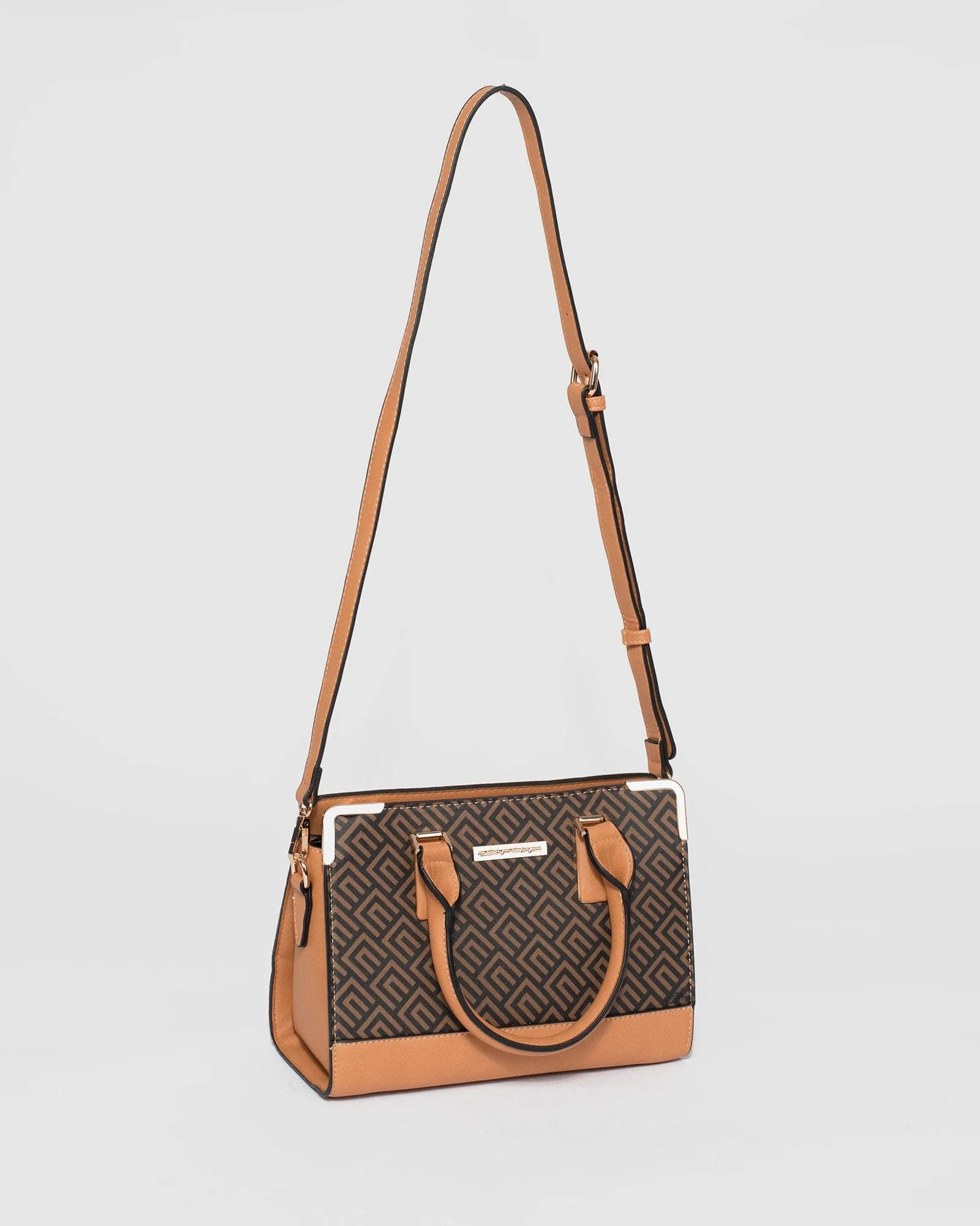 Print Stef Panel Tote Bag