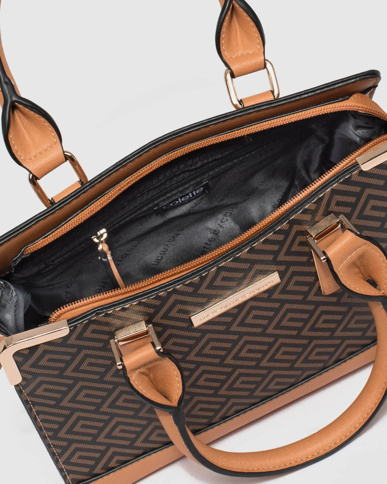 Print Stef Panel Tote Bag
