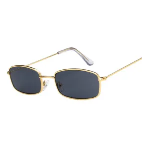 Rectangle Sunglasses | Gold/Grey