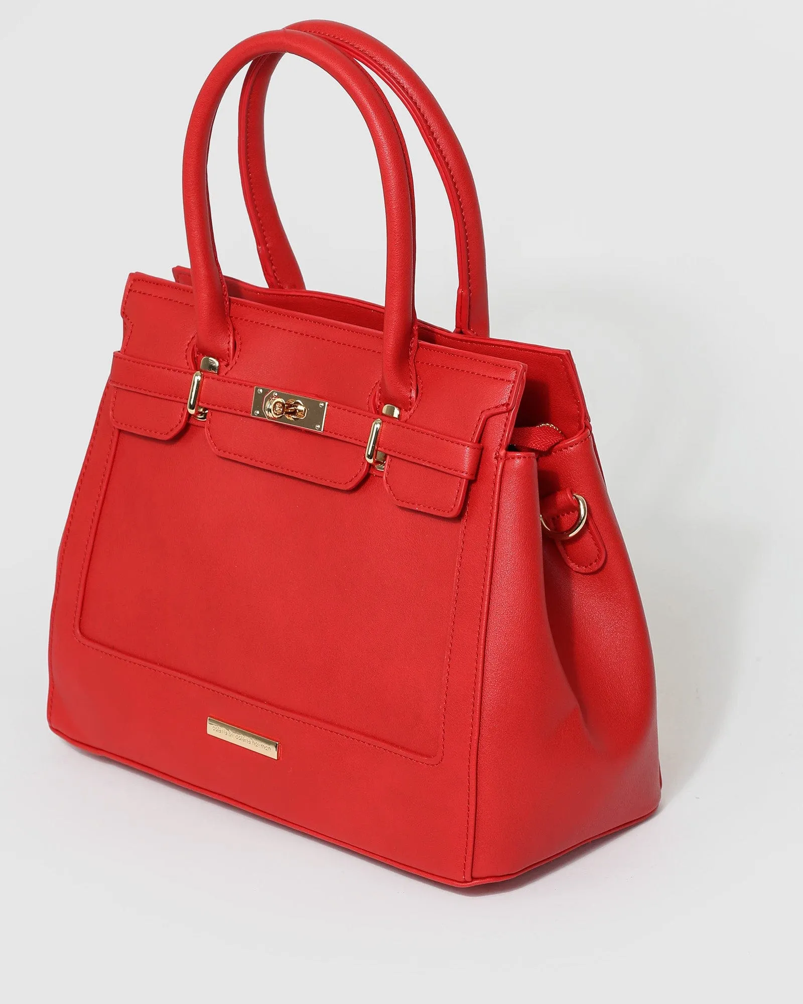 Red Wendy Quilting Tote Bag