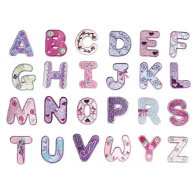 Rex Floral Alphabet Iron on Patches (1pc)