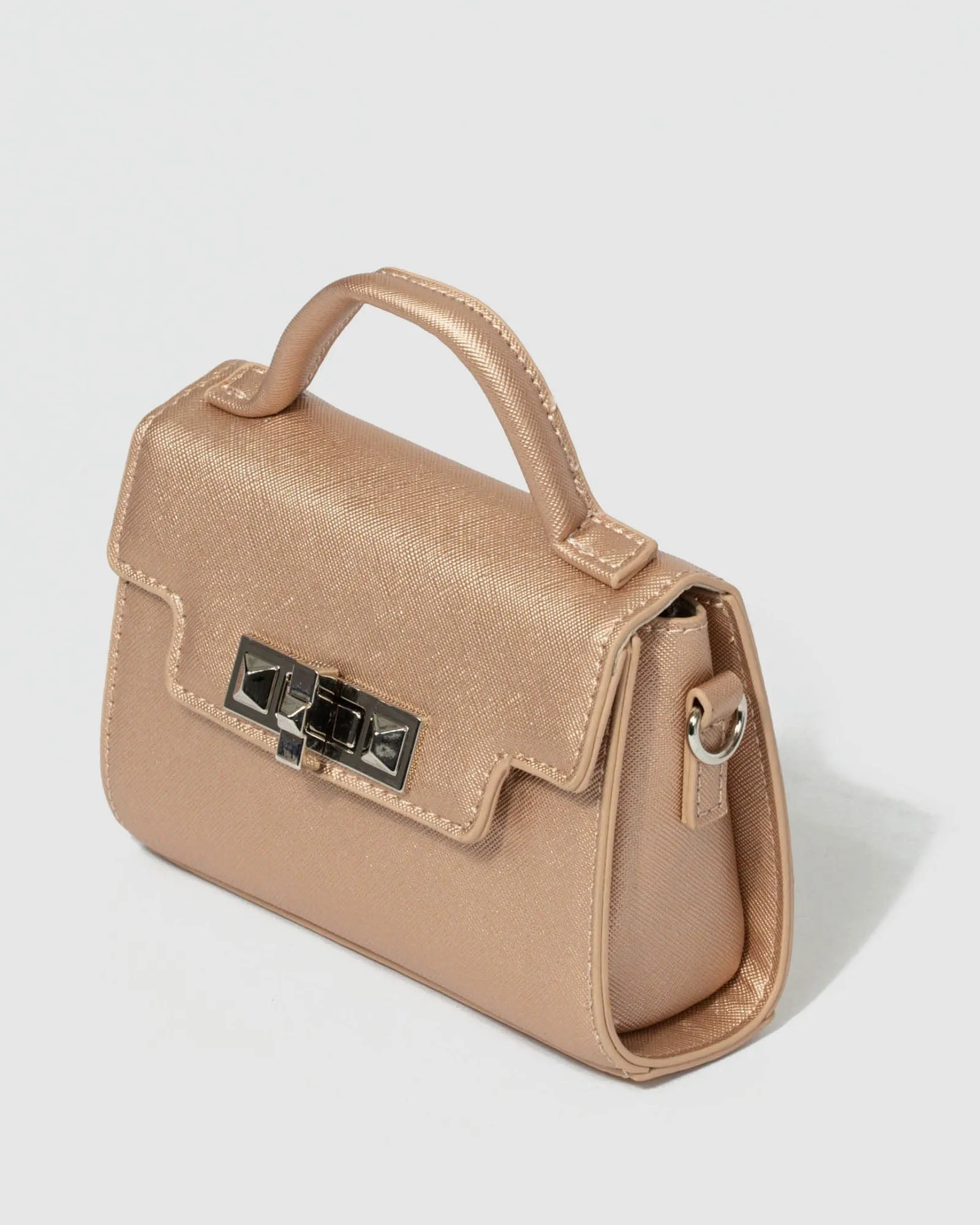 Rose Gold Dallas Lock Bag