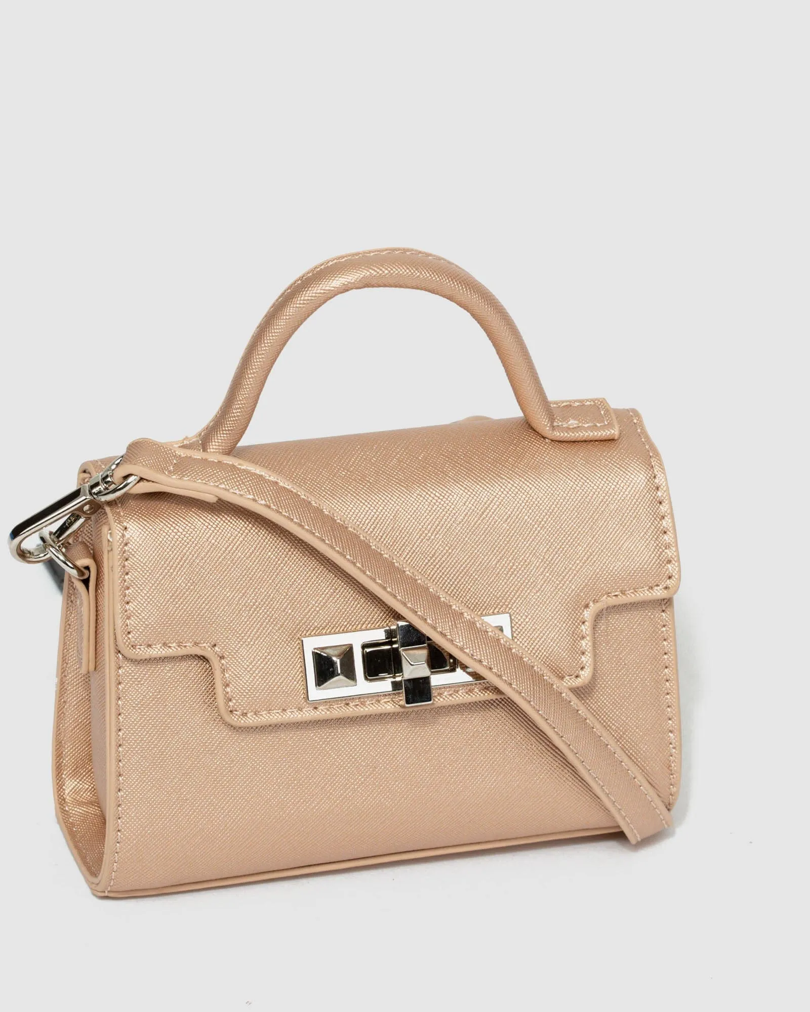 Rose Gold Dallas Lock Bag