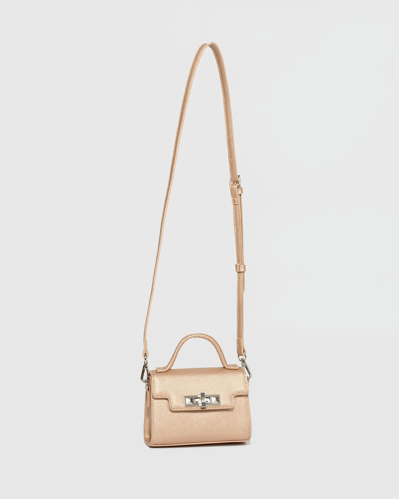 Rose Gold Dallas Lock Bag