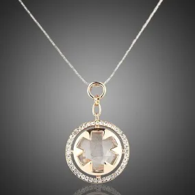 Round Circle Necklace KPN0011