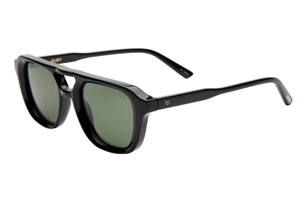 Ruby Ink/Green Polarized Lens