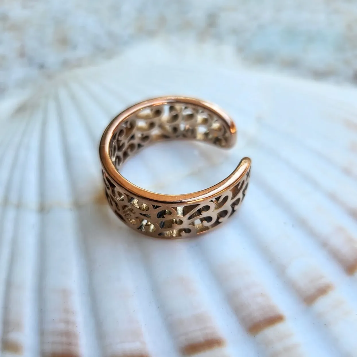 SUMMER SANDS   -  ROSE GOLD / GOLD & SILVER WATERPROOF TOE RINGS