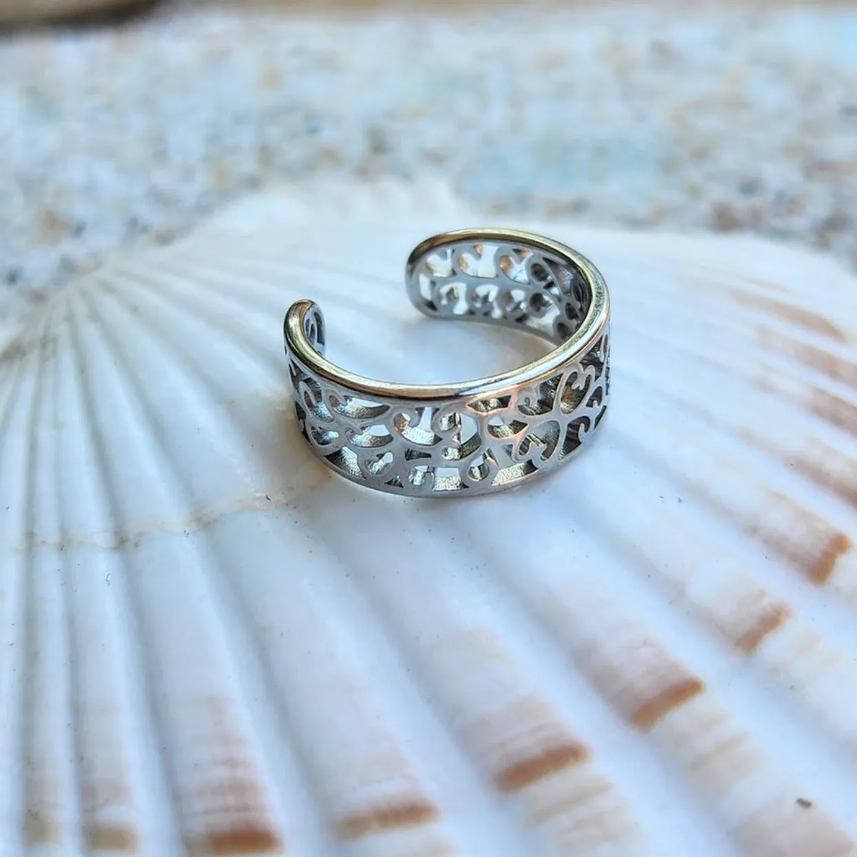 SUMMER SANDS   -  ROSE GOLD / GOLD & SILVER WATERPROOF TOE RINGS