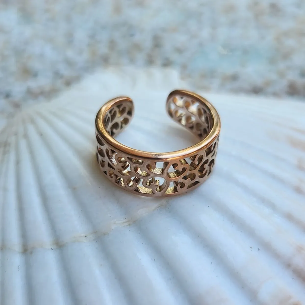SUMMER SANDS   -  ROSE GOLD / GOLD & SILVER WATERPROOF TOE RINGS