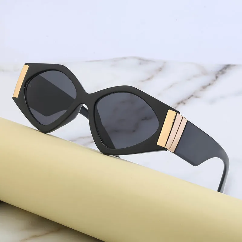 Sunglasses women's trendy high-end sense ins net red fashion too sunglasses women's wholesale