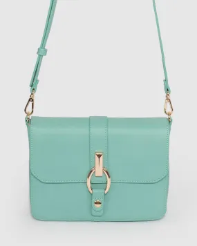 Teal Elissa Crossbody Bag