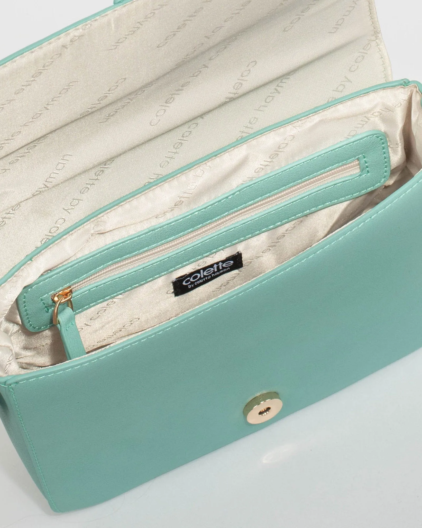 Teal Elissa Crossbody Bag