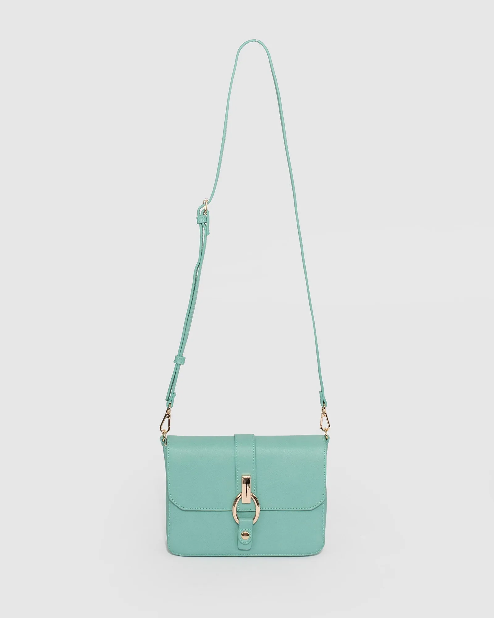 Teal Elissa Crossbody Bag