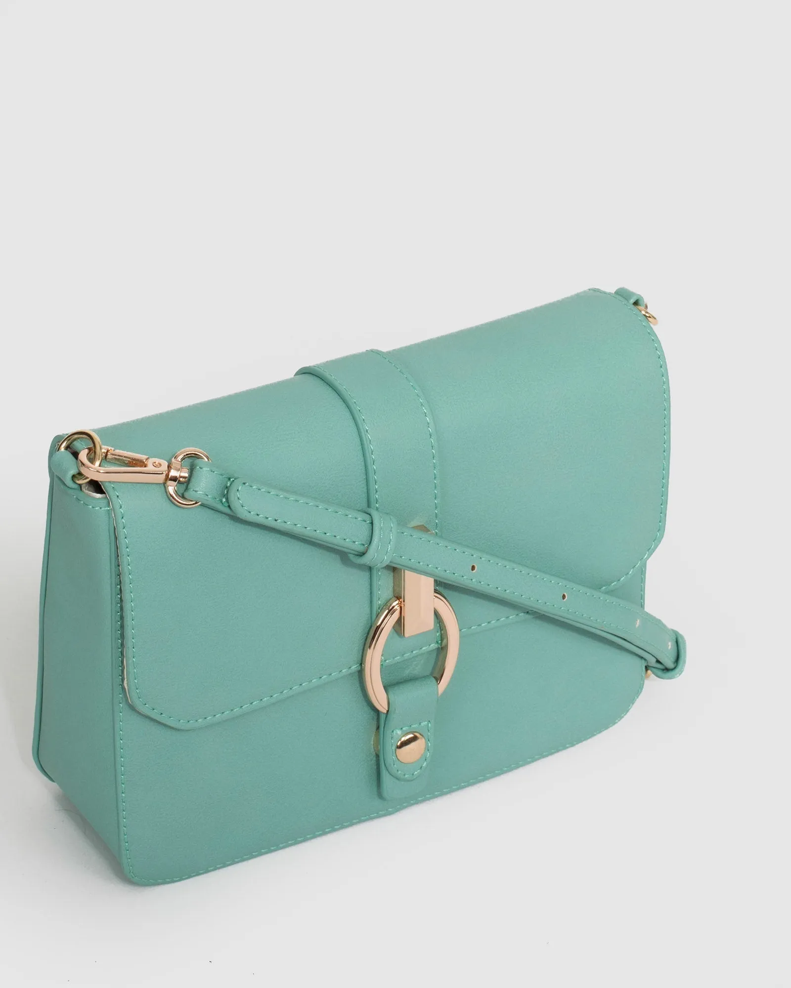 Teal Elissa Crossbody Bag
