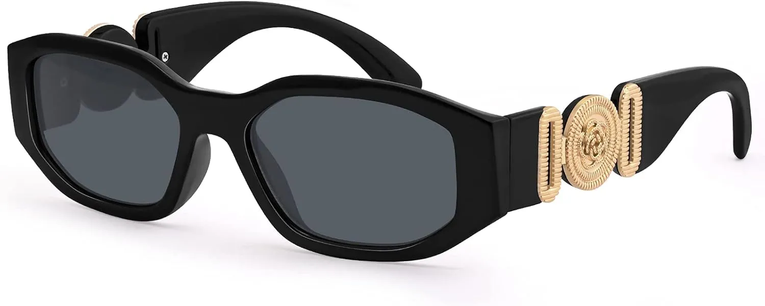 Trendy Design Rectangular Sunglasses for Women X3354669